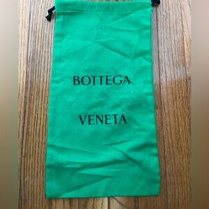 Bottega Venta dust bag.  Green.  Cotton.